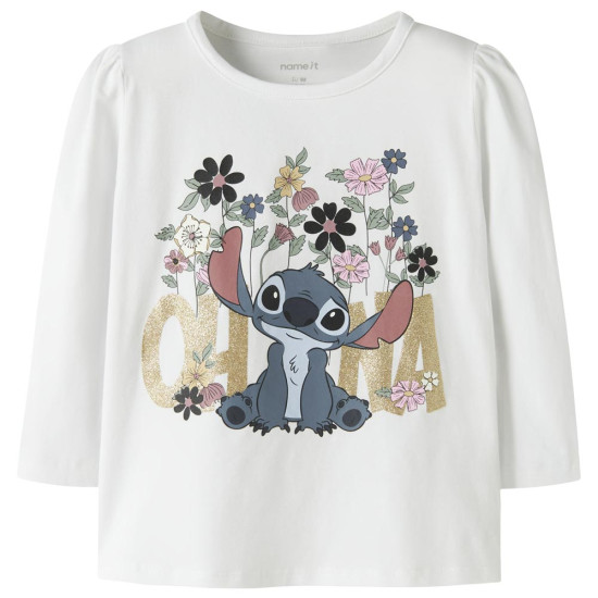 Name It Βρεφική μακρυμάνικη μπλούζα Jina Stitch Top Box Long Sleeved T-Shirt